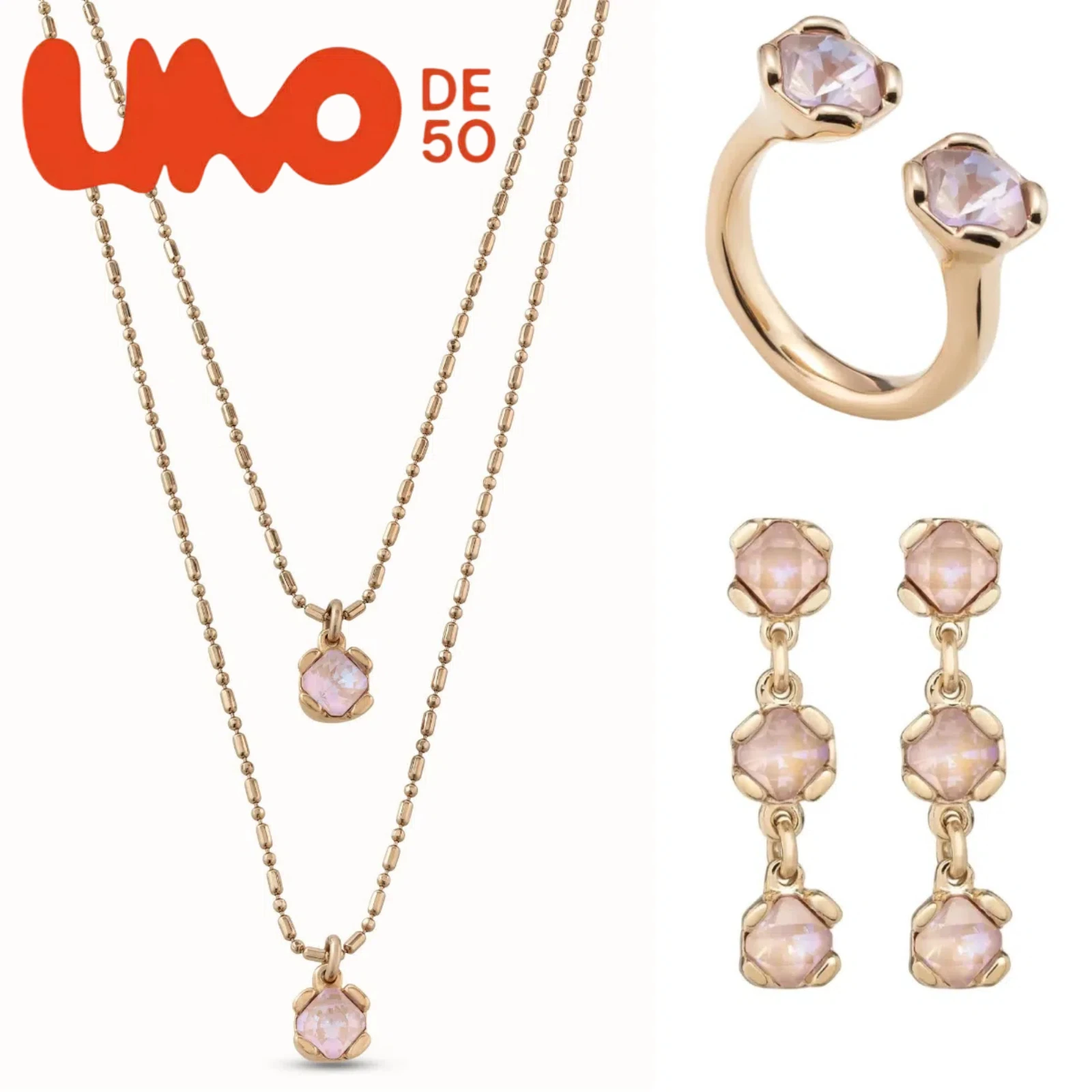 

Elevate Your Glam with UNOde50's Premium Set - Durable & Stylish Jewelry at Unbeatable Price