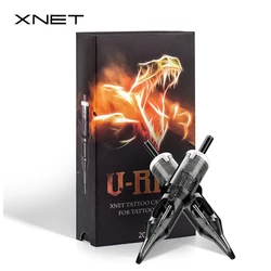 XNET U-REX Tattoo Cartridge Needles 20pcs 1RL 3RL 5RM 7RM Disposable Sterilized Safety Tattoo Needle for Permanent Makeup Tattoo