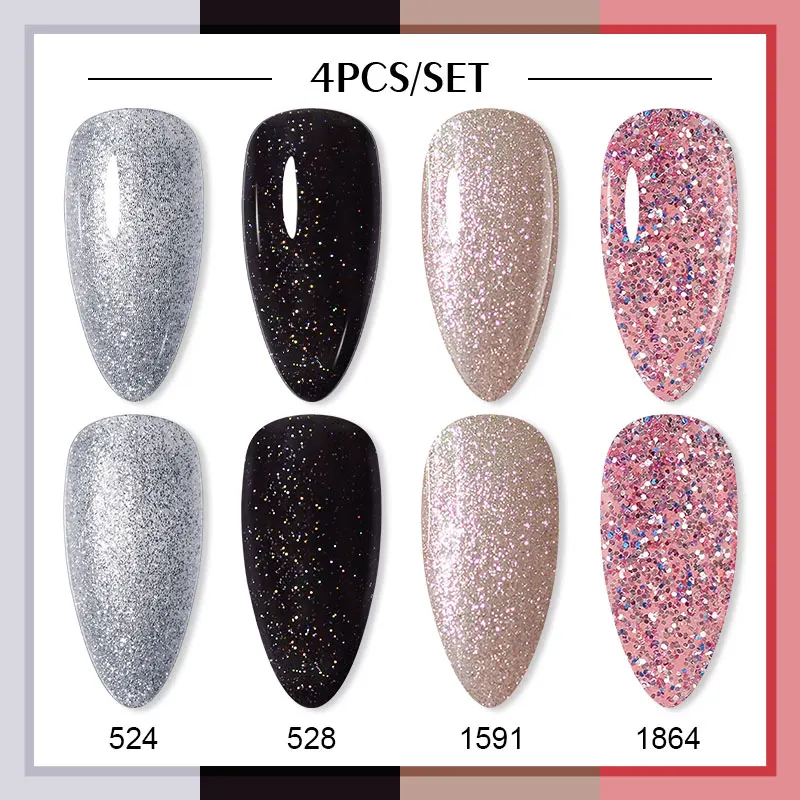 Arte Clavo Gel-Nagellack-Set, langlebig, Soak Off Hybrid Set Top Base Coat Remover, verstärktes Gel, schnelle Lieferung, Maniküre