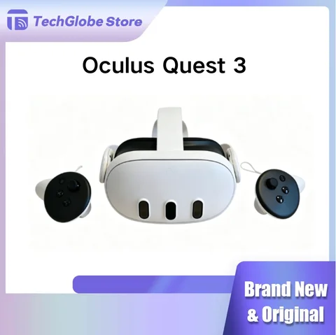 Oculus Quest 3 512GB Wireless VR Headset 30% Sharper Resolution 2X Graphical Power 3-Month Horizon+ Trial 40+ Games