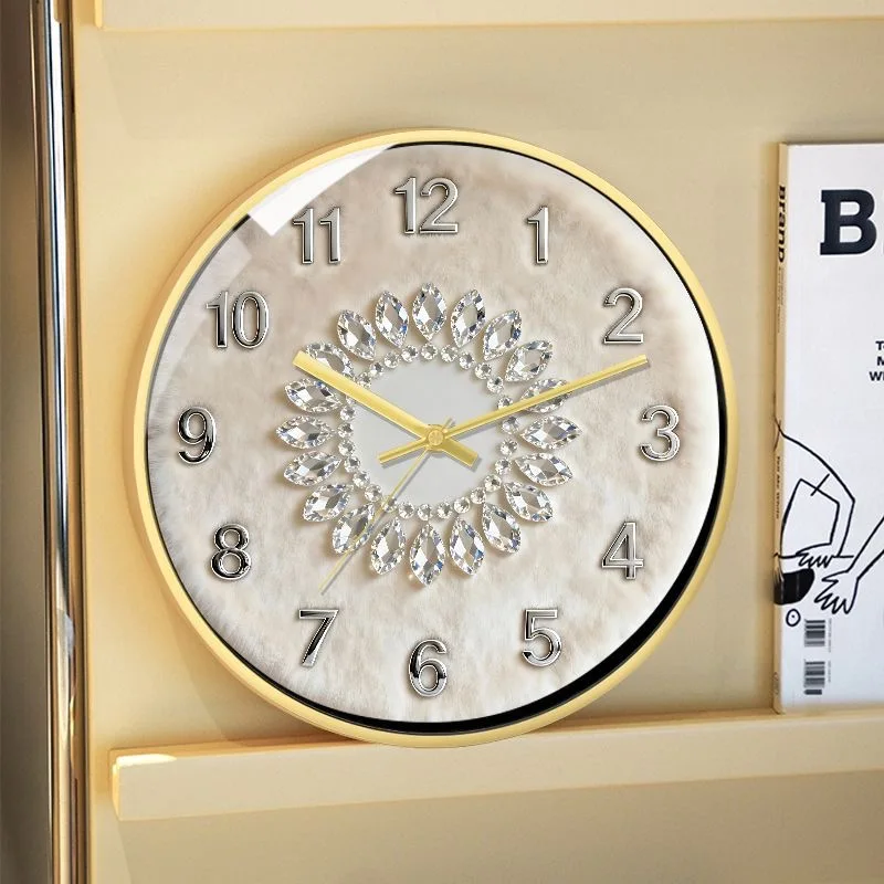

Simple and Good-looking Light Luxury Wall Clock Home Silent Watch Creative Decoration Bedroom Clock Wall Watch Living Room Clock
