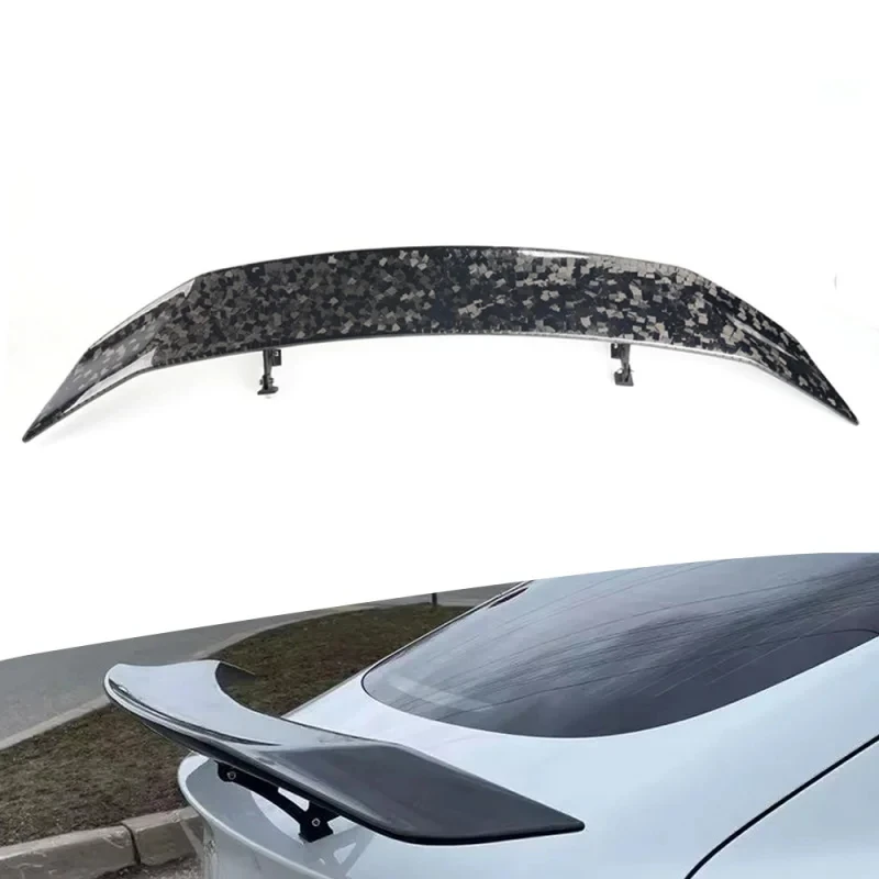 

GT Forged Carbon Tail Wing Racing Sedan Universal Wings Car Modification Accessories Decoration Exterior Trim ABS Rear Spoilers
