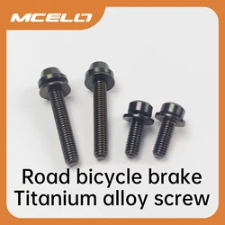 Titanium Alloy Brake Screws Road Bicycle  Front /Rear Brake Screws M5*14mm/ M5*30mm