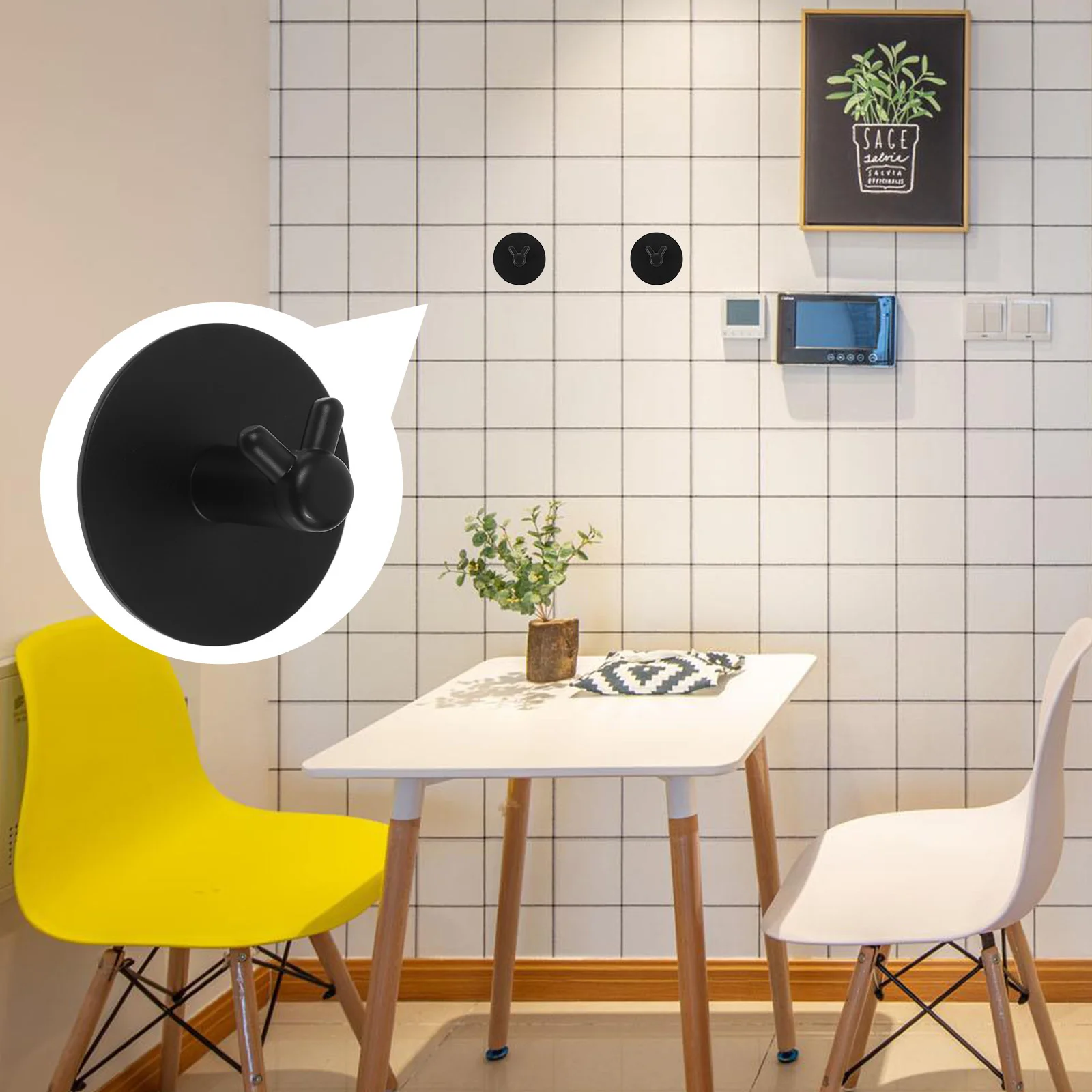 Прочный алюминиевый крючок для полотенец для ванной комнаты, современный минималистичный дизайн, экономия места, настенный органайзер, мини-вешалки для дома