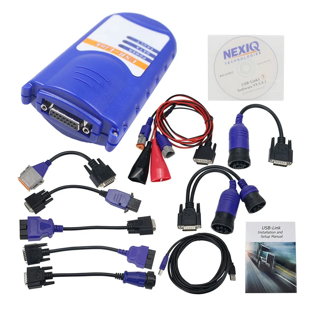 

Nexiq USB Link 1, интерфейс детектора дизельного грузовика, диагностический инструмент OBD2, считывание неисправностей для тяжелых грузовиков, инструменты для сканера