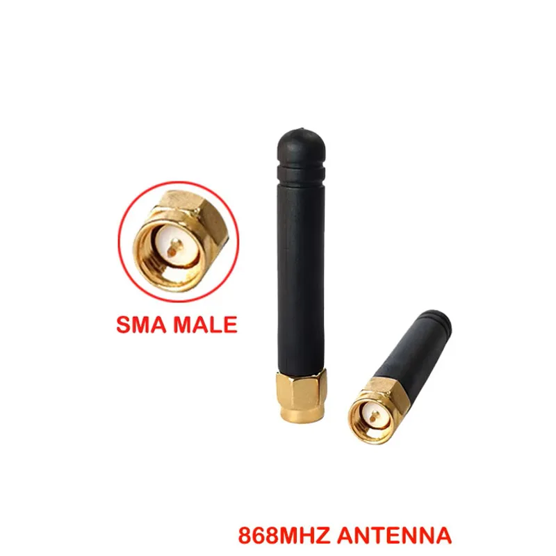 10 Stück/Set 868MHz Antenne mit 2dBi Verstärkung, SMA-Stecker, 915MHz LoRa-Antenne PX1 zu SMA-Buchse Verlängerungskabel für LoRaWAN 868 Funkempfänger – Detail 8