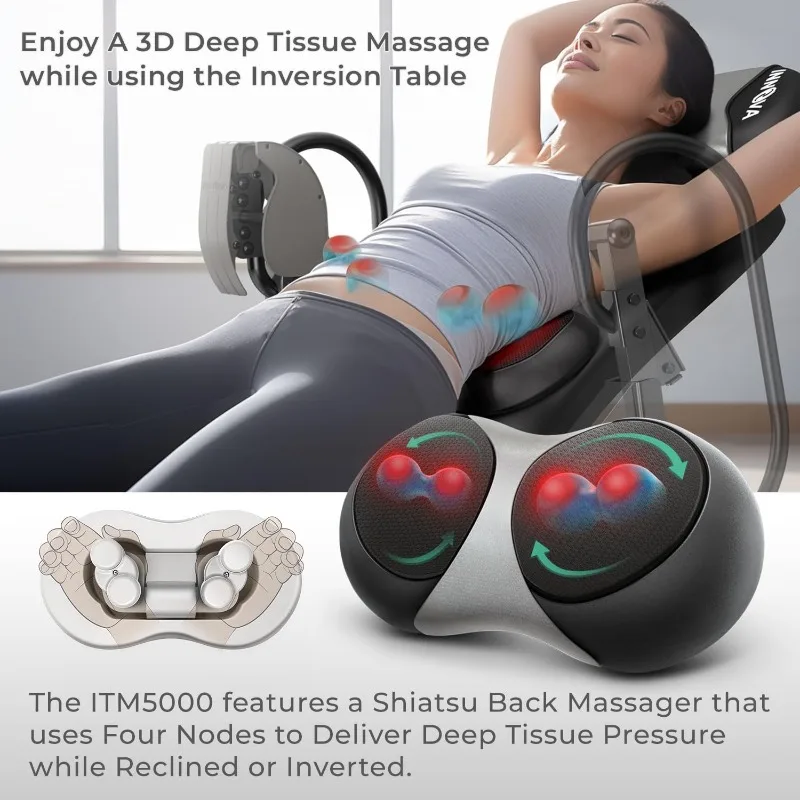 ITM5000 Therapeutic Heat And Shiatsu Massage Inversion Table