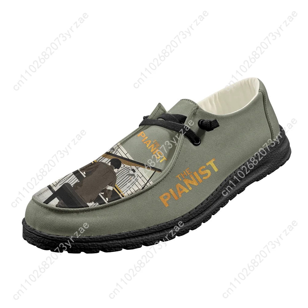 The Pianist Casual Shoes Mens Womens Flat Footwear Indoor Outdoor Lightweight Shoes Fashion Popular Patterns Customized Shoes