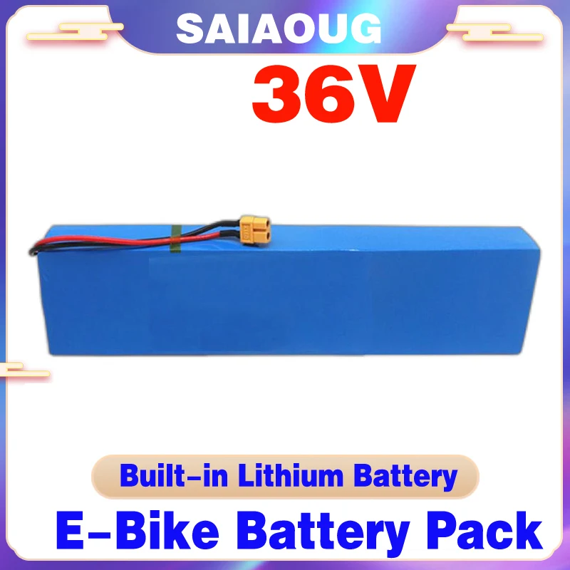 Fietsaccu 36volt Accu Fahradbateri Electric Bike Battery Deep Cycle Do Roweru 10ah 15 20ah 30ah 40ah 50ah 18650 10s3p 750W 1000W