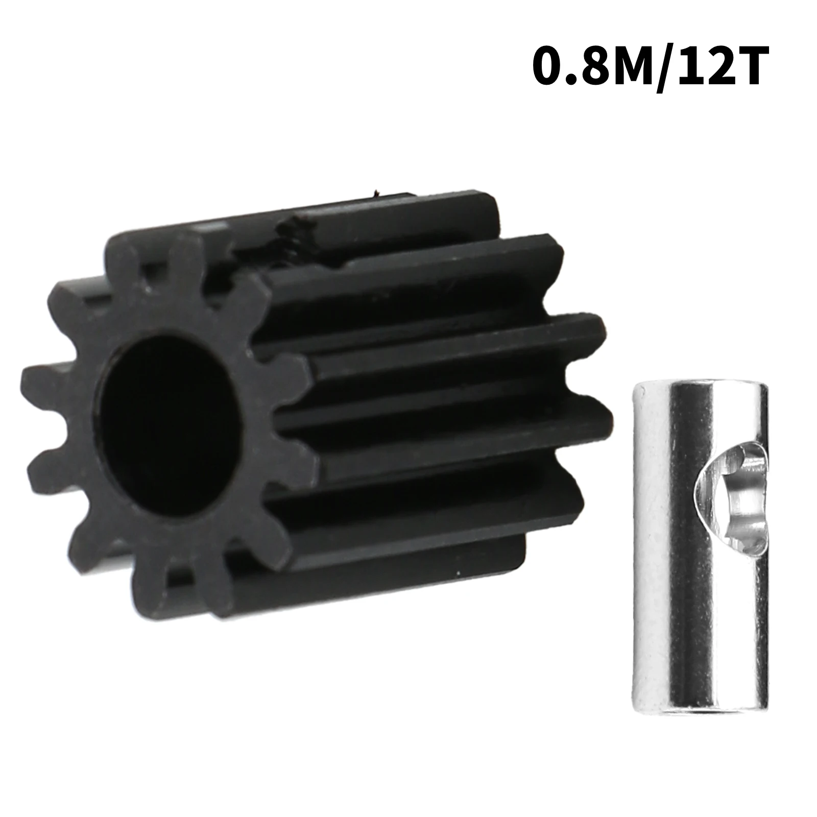0.8 Module 32P Steel Pinion Motor Gear 5mm Bore 13T-35T Upgrade Parts for 1/10 RC Off-Road Truck Buggy