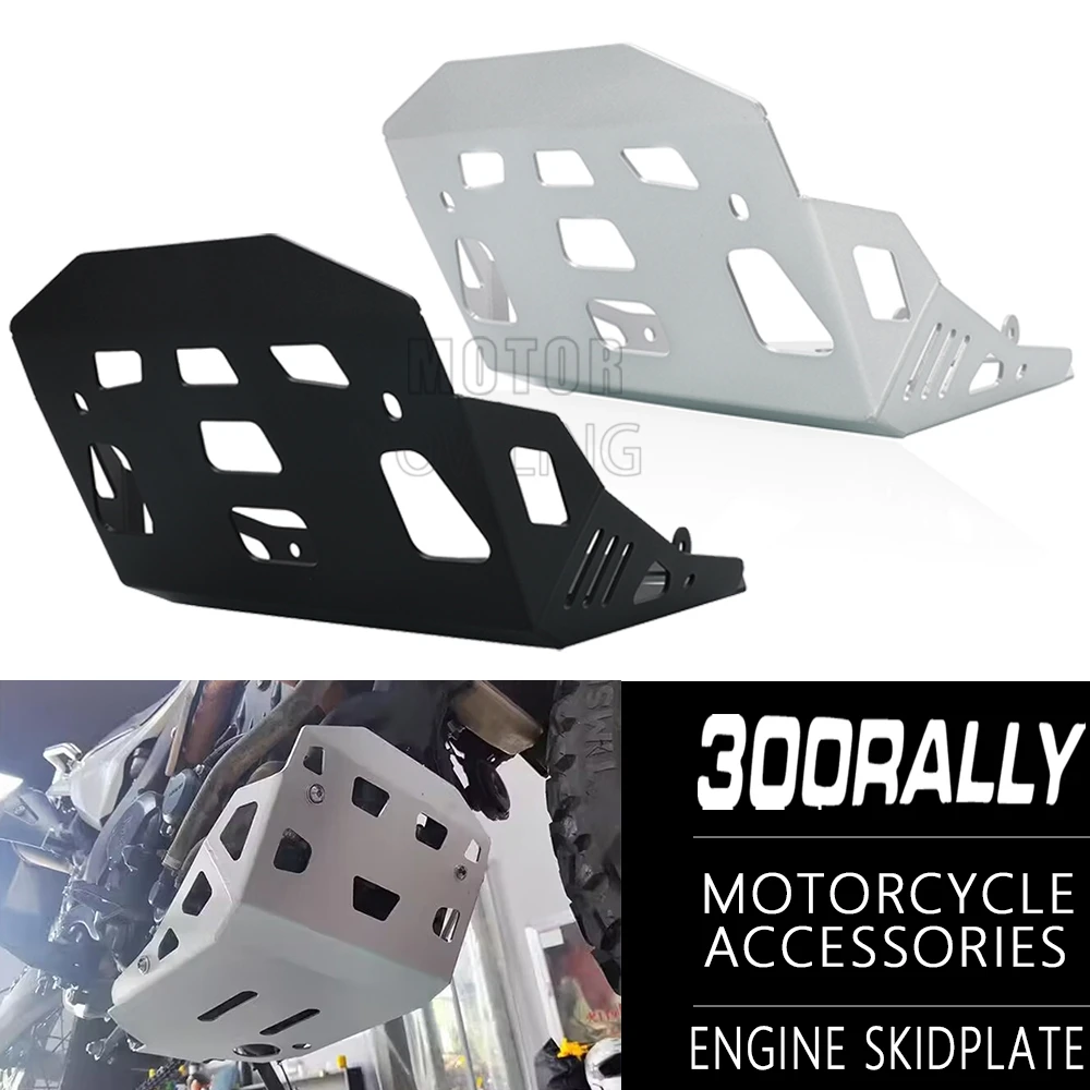 

Motorcycle Accessories Skid Plate Engine Guard Chassis Protector For Voge Valico 300 Rally 300GY Rally300 2023 2024 2025 2026