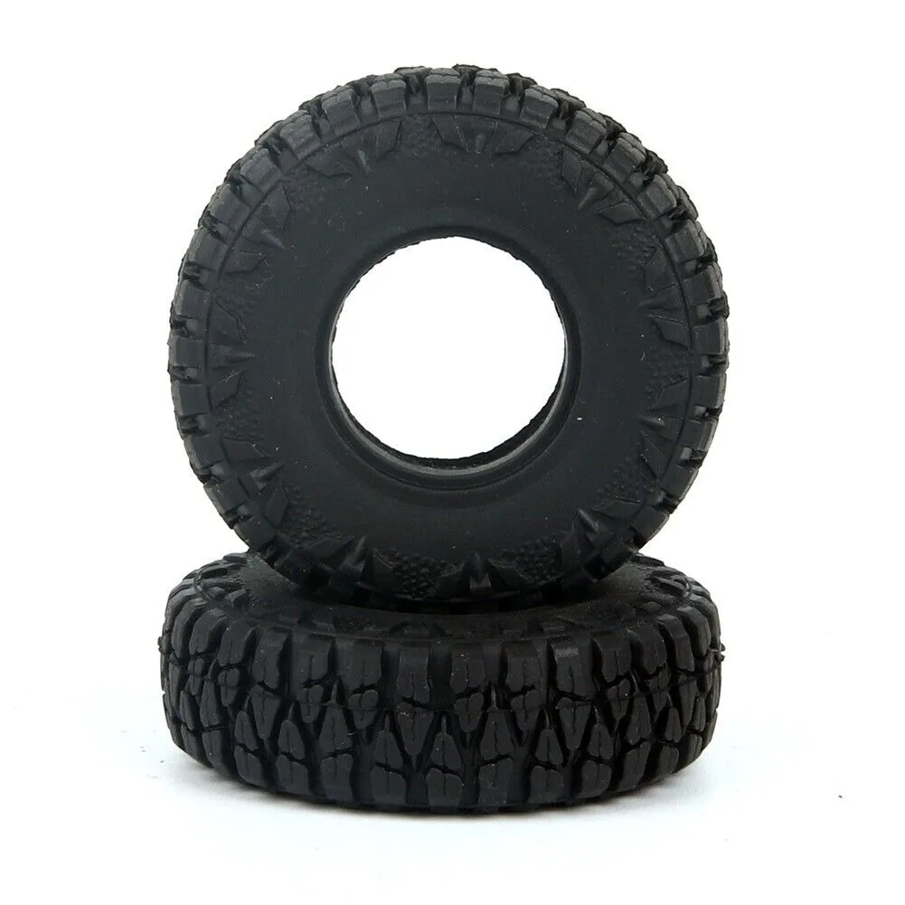 

LCX Racing 1/24 RC Crawler Butyl Rubber 1.0 Beadlock Wheel Tire Foam Tyre for Axial SCX24 AX24 1/18 Traxxas TRX4M Upgrades Parts