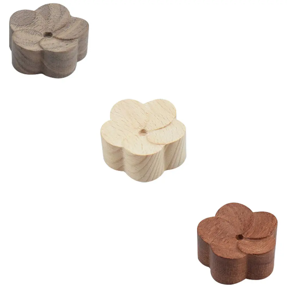 3Pcs Natural Wooden Essential Oil Diffuser Aromatherapy Diffuser for Car Home Office Bedroom Yoga Room Decor Gift - view 2
