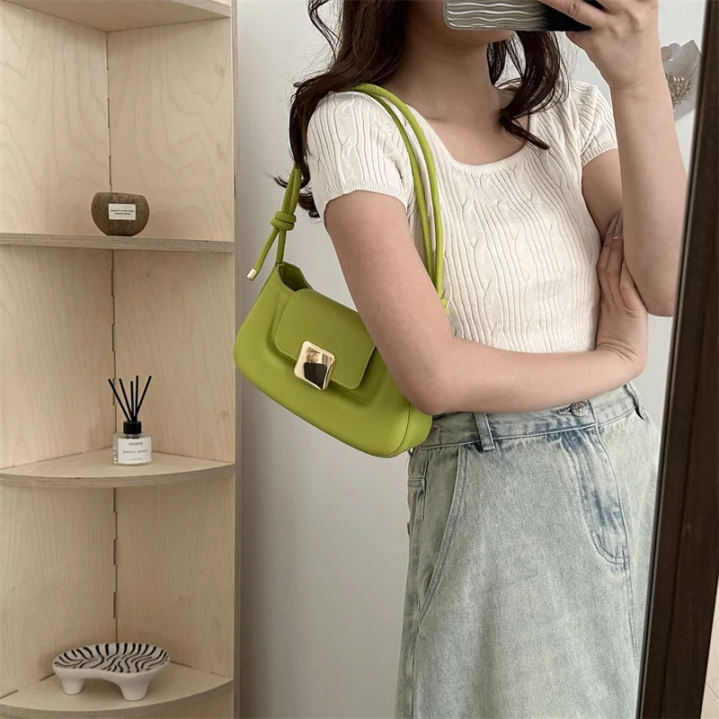 Women Saddle Bag Fashion PU Leather Underarm Shoulder Bags Lady Trendy Crossbody Messenger Bags Women\'s Handbag And Purse Bolsos