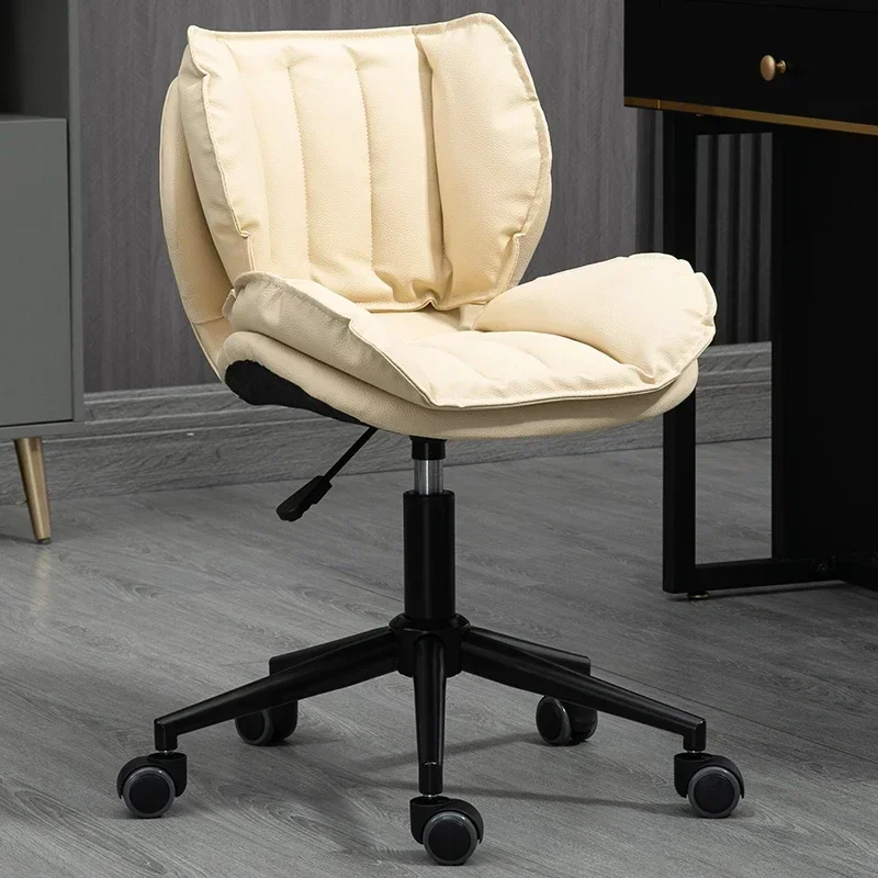 Nordic Vanity Computer Chair Wheels Dresser Living Room Manicure Makeup Small Chair Beautiful Desk Silla De Oficina Furniture