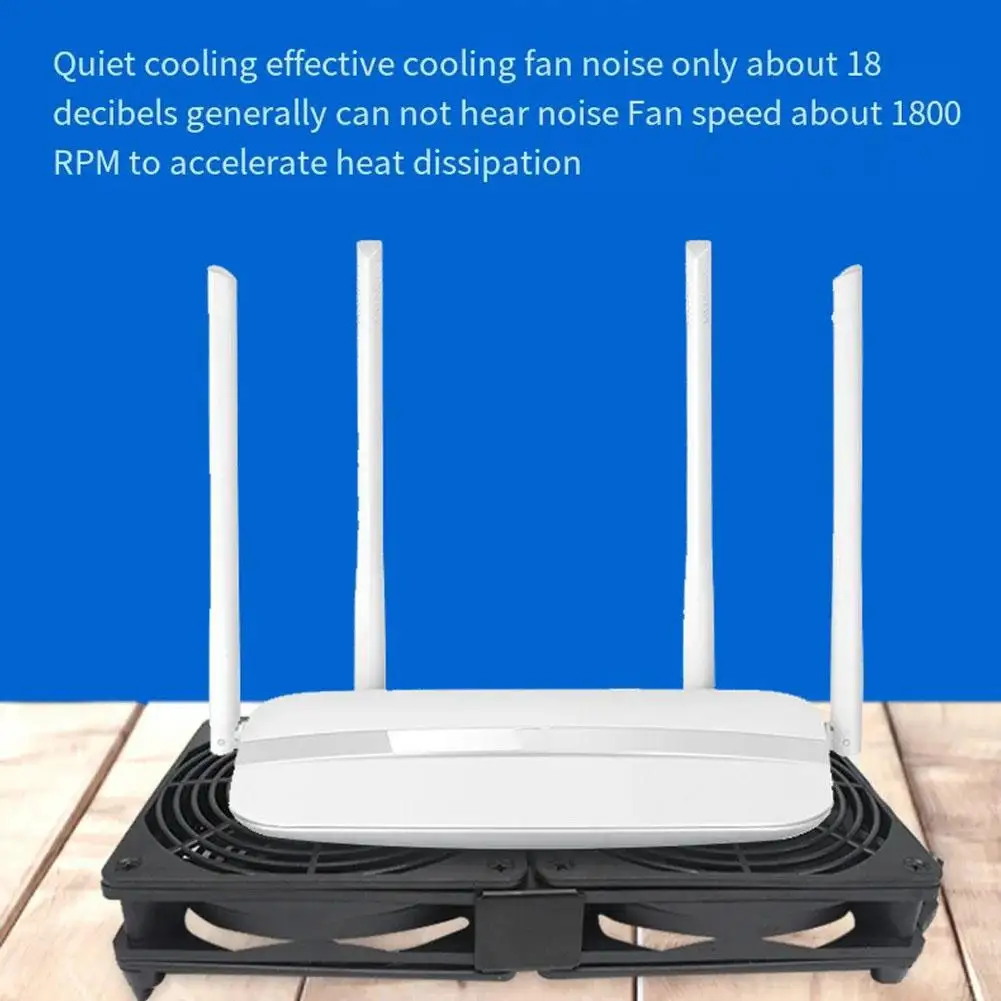 Ultra-quiet Router Cooling Base Computer PC Case Fan For Receiver DVR TV Box Router Silent Chassis Cooler  Accessories New