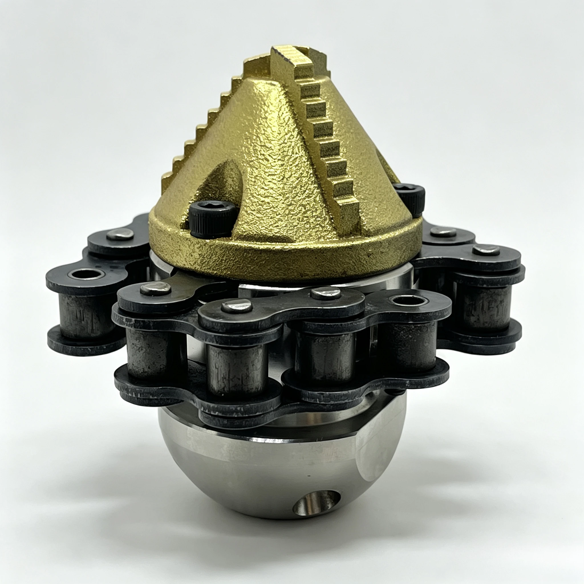 M22 Female Thread High Pressure Pipeline Dredging Cleaning Diamond Nozzle Rope & Chain Sling Rotating Sewer Nozzle 80-215L/min