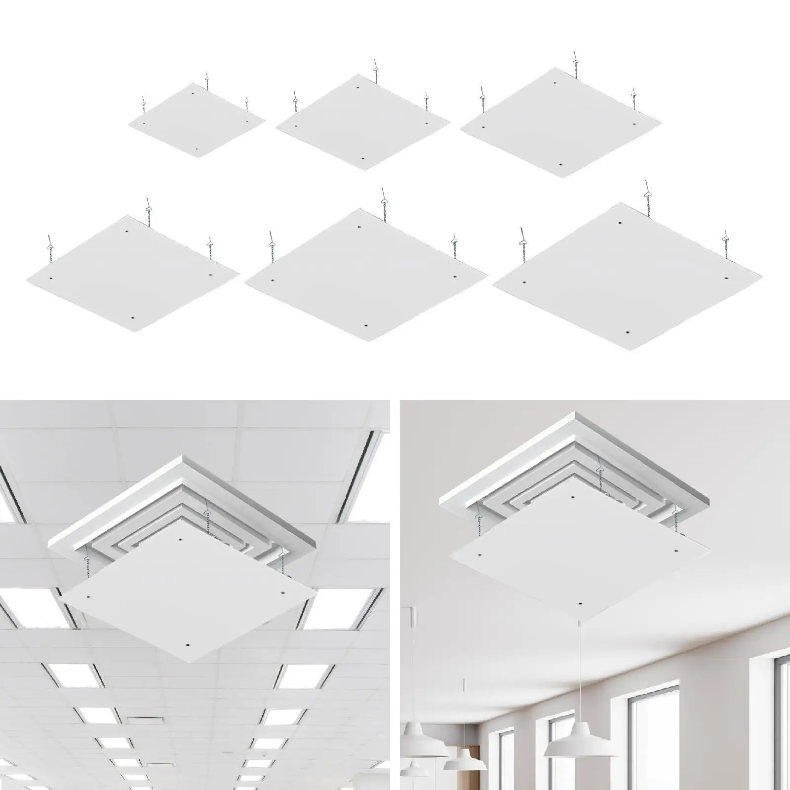 Central Air Conditioner Vent Deflector Adjustable Wind Guide Household Anti Wind Baffle Windshield for Hall Home Office Library