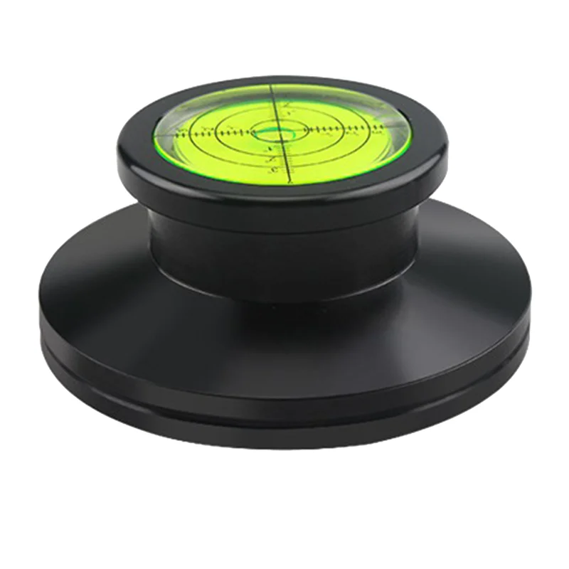 B68C Schwarz Metall Disc Stabilisator für Hifi LP Plattenspieler, Plattenspieler Gewicht Klemme Zubehör