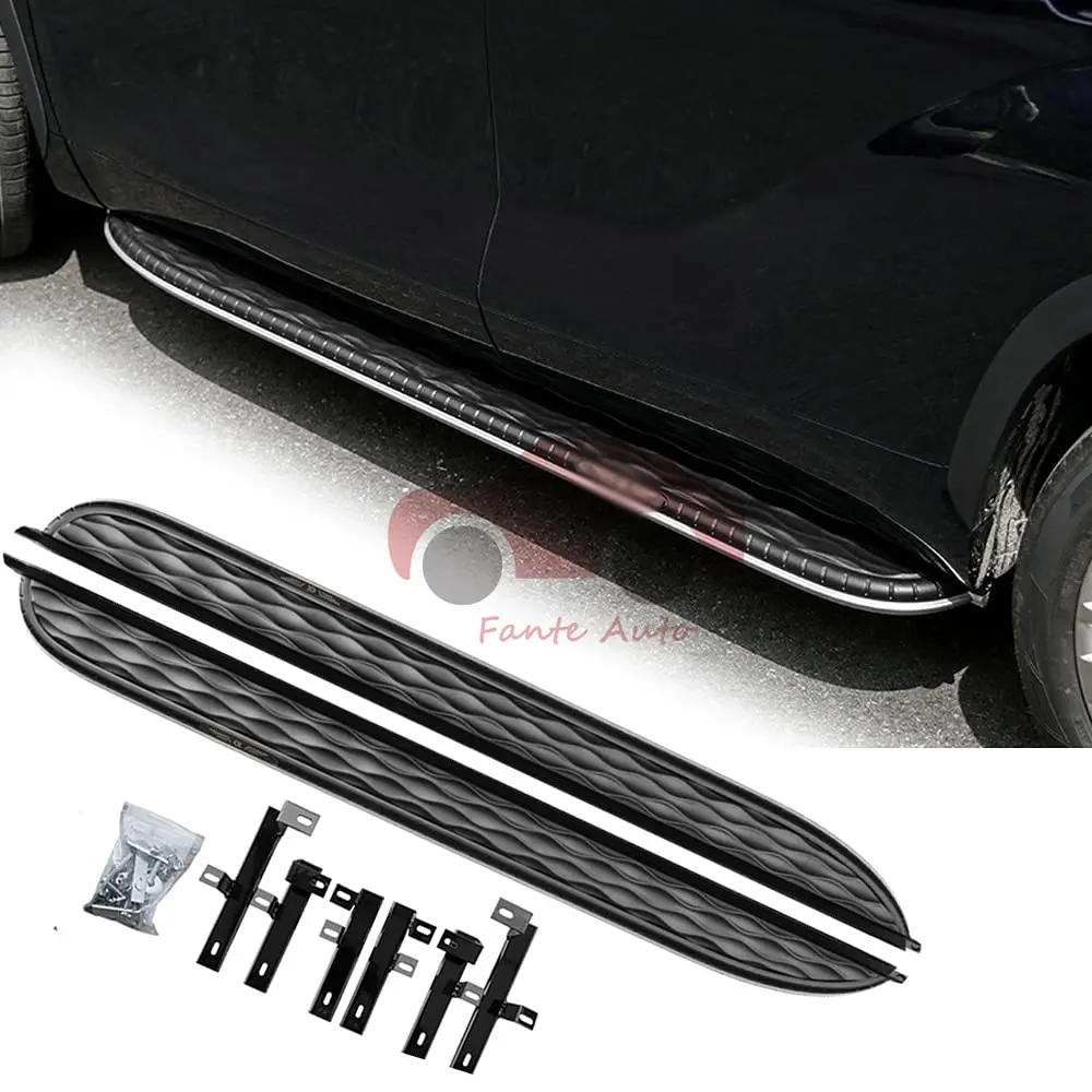 FANTE 2PCS Side Steps Running Boards Nerf Bars Fits for Toyota Highlander Kluger 2021-2025