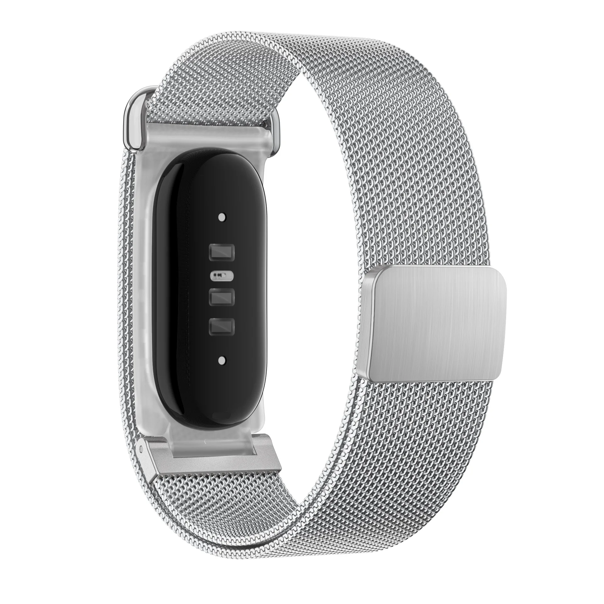 Magnetisches Milanaise-Armband für Google Fitbit Air, Edelstahl, verstellbares Ersatz-Uhrenarmband, mehrere Farben – Detail 5