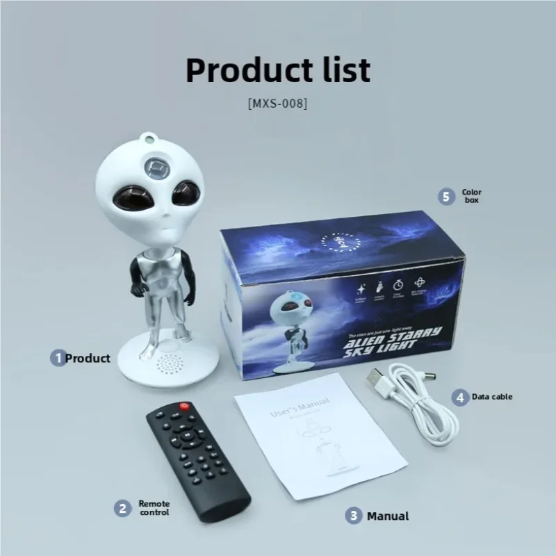 ضوء بروجيكتور جالاكسي ستار مع مكبر صوت بلوتوث ومؤقت فضائي وجهاز تحكم عن بعد 360 درجة °   أذرع قابلة للتعديل لديكور هدايا غرفة النوم