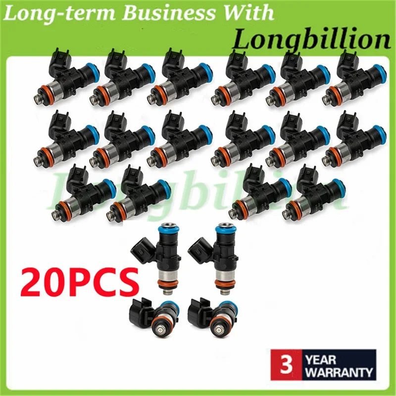 20pcs A2C32624700 Fuel Injector Bico 875cc 80lb for Chevy Camaro Corvette Pontiac G8 EV1 High Impedence New Short Nozzle