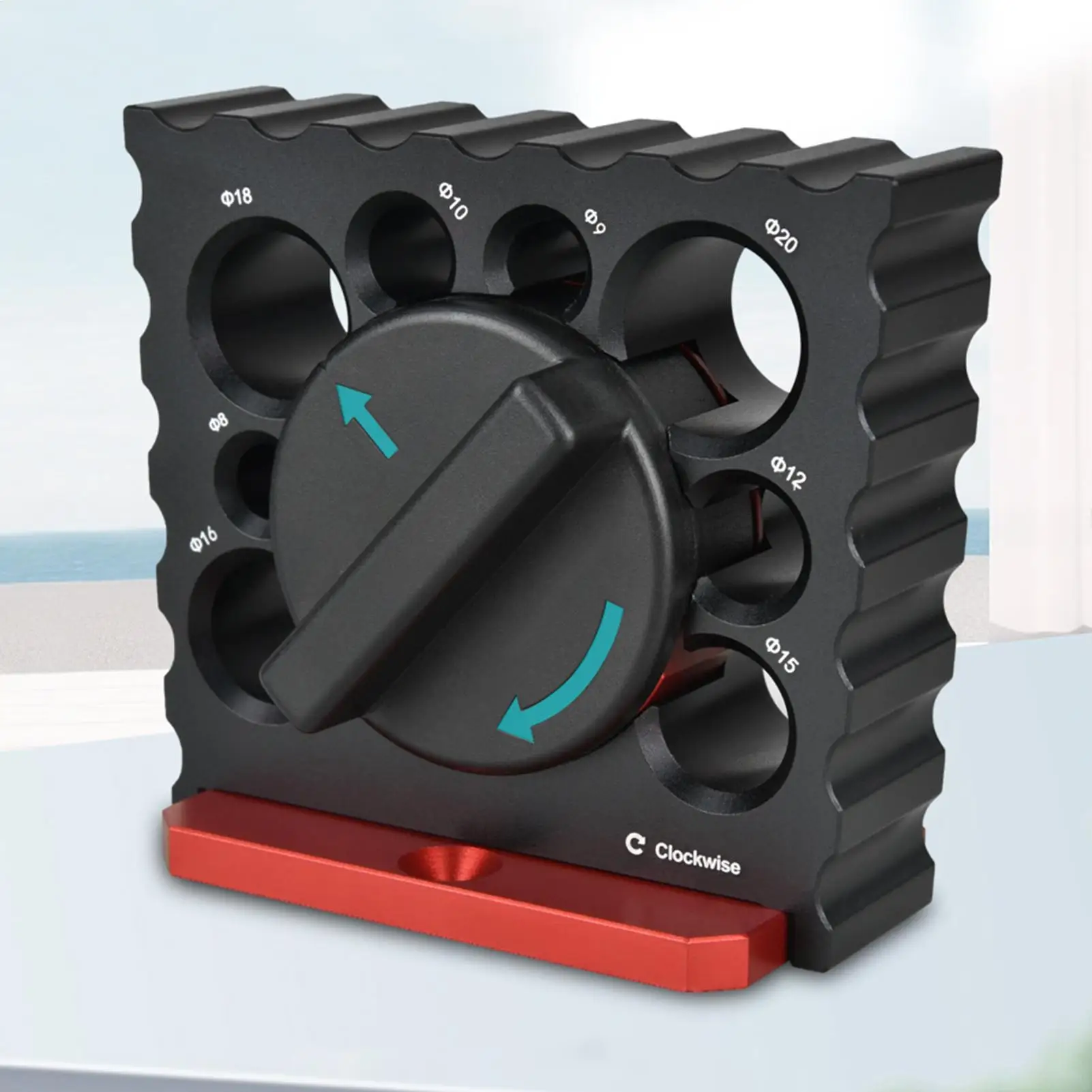 صانع وتد سبائك الألومنيوم أداة النجارة الخشب جولة قضيب أداة مساعدة لتصنيع الأثاث البناء #3