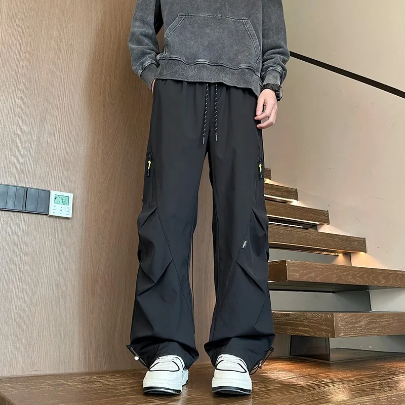 ثلاثة سراويل هجومية ذات قشرة ناعمة مقاومة للرجال والنساء، سراويل عمل مظلي مطوية للخريف، مقاومة للرياح ومقاومة للماء في الهواء الطلق