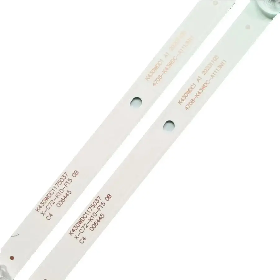 Kits LED TV Array Bars 4708-K43WDC-A3113N11 Backlight Strips K430WDC1_A3 Kits Bands SVK430AK1_WICOP_3LED_REV03471R1P53 Planks
