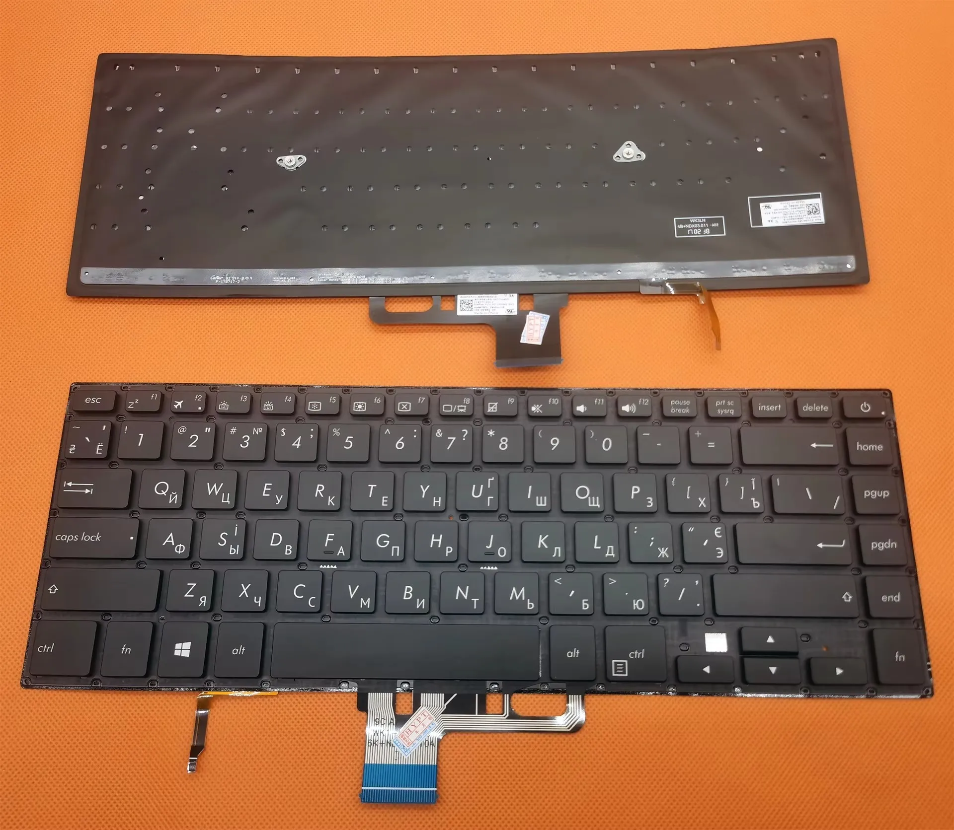 Keyboard for Asus UX550 UX550V UX550gd UX550ge UX580gd UX580ge with backlit RU Russian Layout