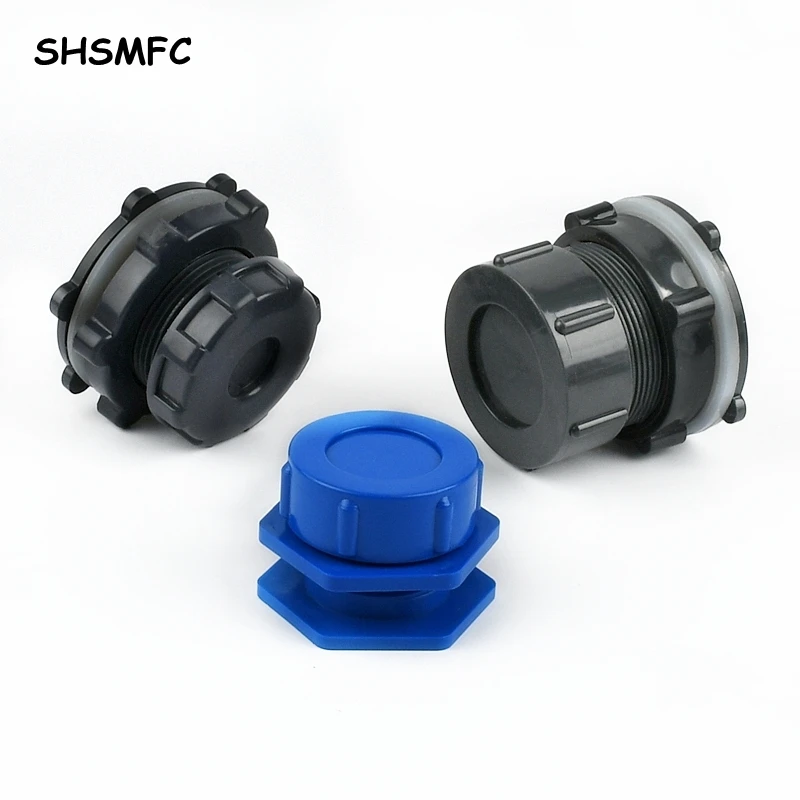 1-2Pcs Aquarium Fish Tank Water Level Plug Manual Drainage Garden Landscape Drainage Adapter Water Bucket Bulkhead Fitting