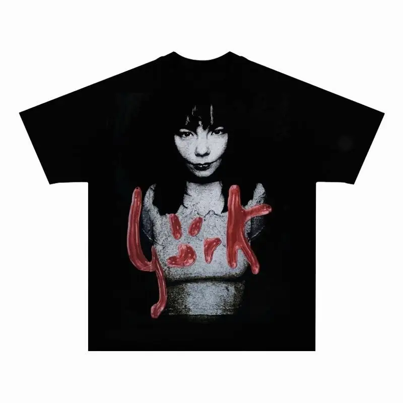 BJORK PORTRAIT VINTAGE GRAPHIC TEE S-5XL