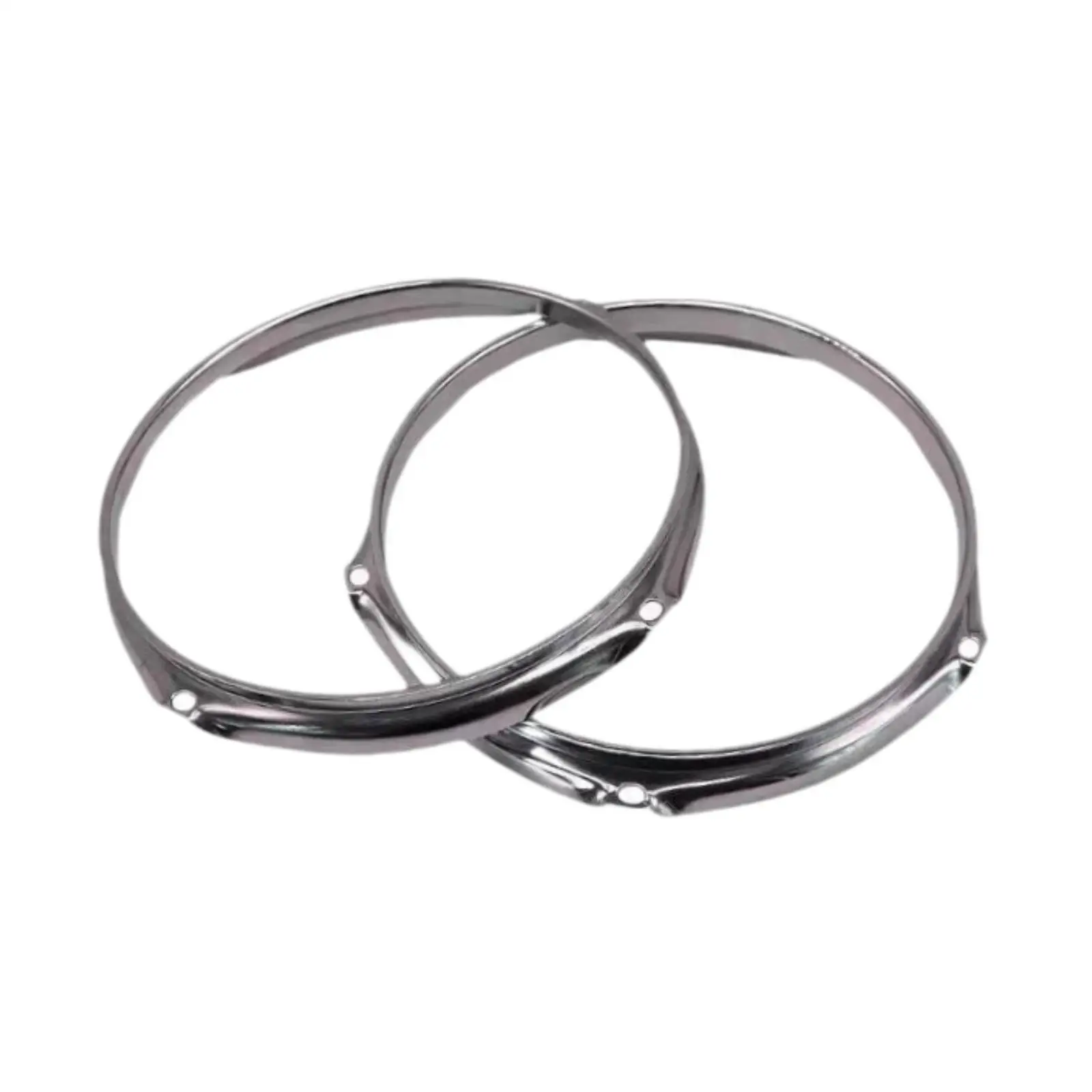 Drum Hoops Accessories Sturdy 6 Lug Rim Set for DIY Bass Drum Repair Professional Percussion Components