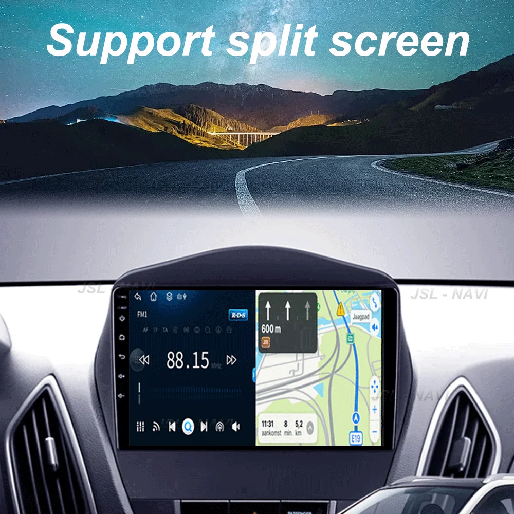 Android 16 Carplay Car Radio For Hyundai Tucson 2 LM IX35 2009-2015 Navigation GPS Multimedia Player WiFi stereo BT 360 Camera