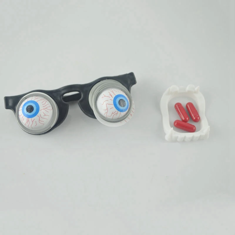 Halloween Popping Eyes Dropping Eyeball Glasses Horror Masquerade Scary Eyes Glasses Prank Joke Toy