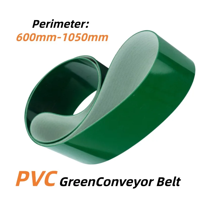 600-1050mm Green PVC Conveyor Belt Width 100/150/200/250/300mm Industrial Transmission Transport Belt For Conveyor Machine