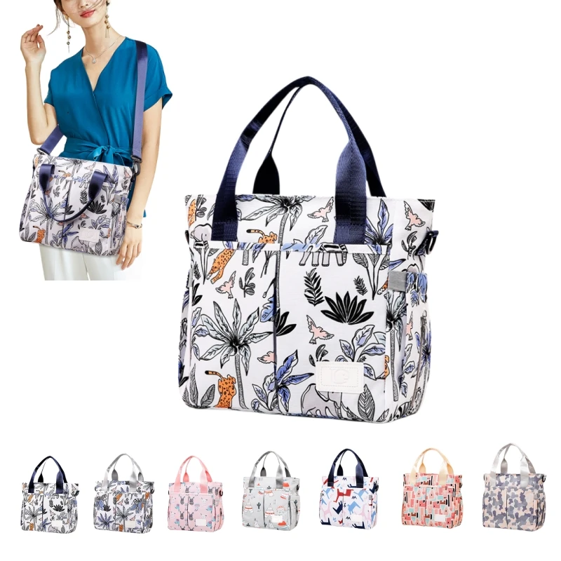 Mommy Diaper Bag For Babies LargeCapacity Organizer Waterproof Wide Opening Travel Messenger Crossbody Bag Mummy Baby Nappy Bag