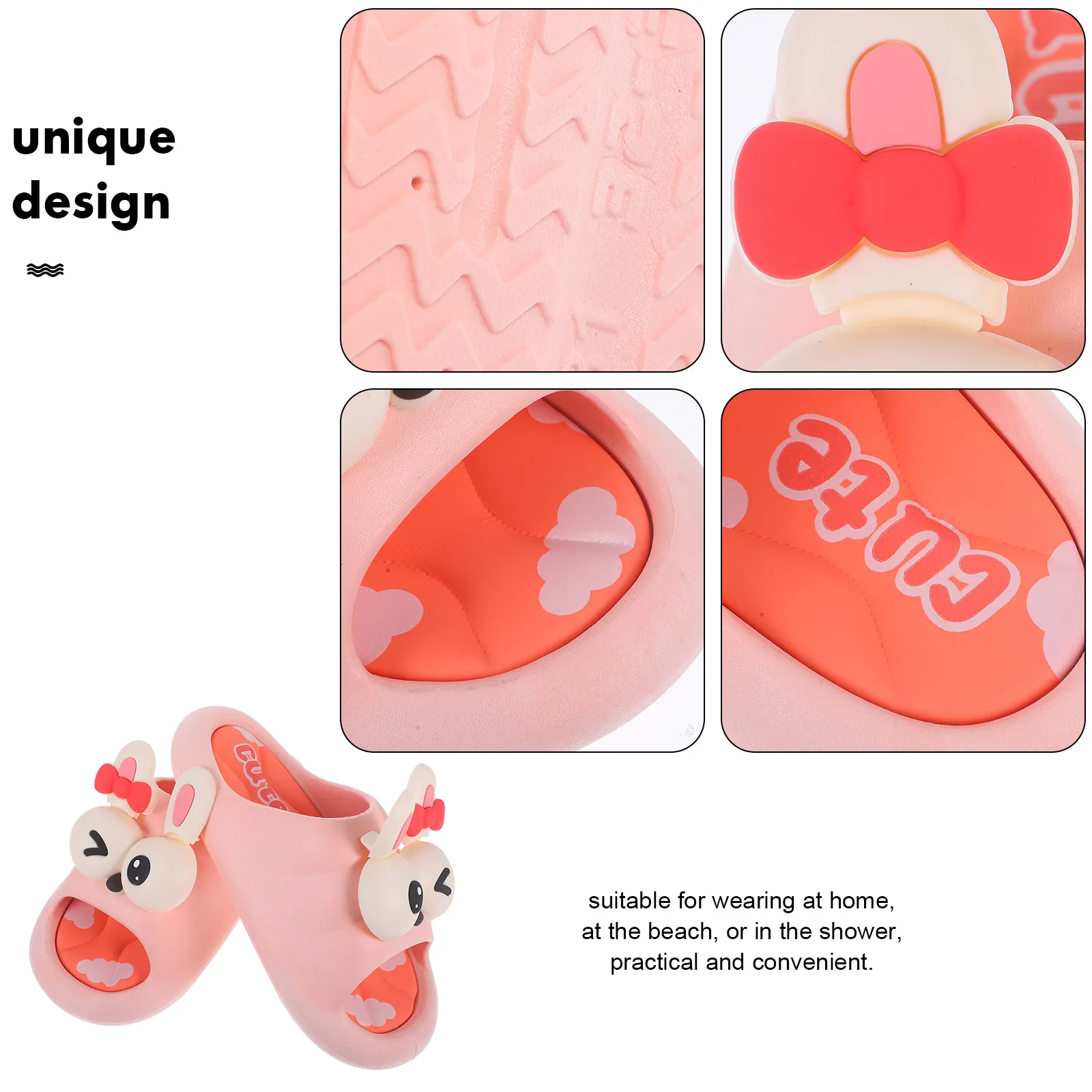 

1 Pair For Boys Toddler Slippers Summer Toddler Slippers Beach Sandals Soft Beach Sandals For Kids Sole Kids Slides 32/33