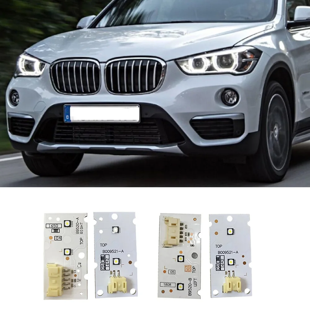 For BMW X1 F48 2017 2018 2019 Daytime Running Light White Daylight Chips Super Bright Headlight Parts 63117428789 63117428792