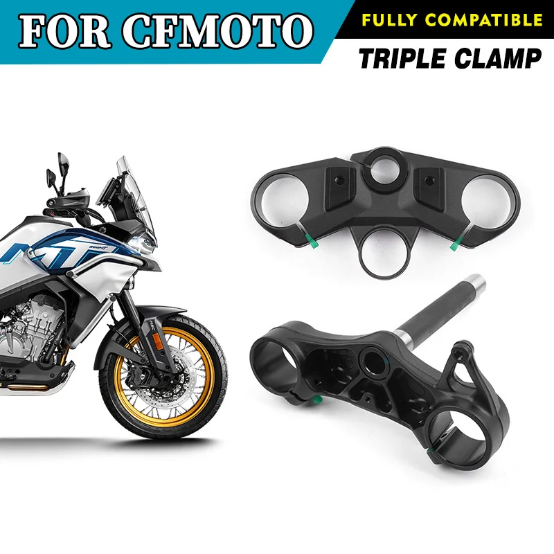 

Для CFMOTO 800MT тройной зажим, верхняя нижняя соединительная пластина CF800MT CF800-5 800 MT MT800, оригинальные детали мотоцикла