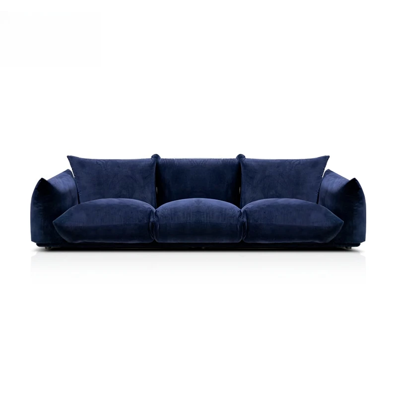 Italian high-end custom flannel fabric sofa, Nordic designer Italian minimalist module sofa