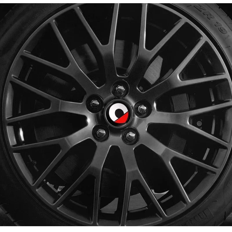 4 PCS 56mm Car Logo Hub Cap Metal Sticker Accessories for Smart Fortwo 451 450 453 EQ Forfour Coupe Cabrio view 5