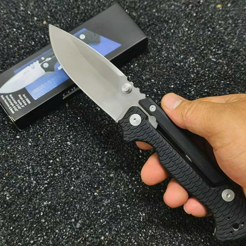Hot Selling AD15 Outdoor Camping Folding Knife 8cr13mov Blade Nylon Glass Fiber Handle Survival Hunting Utility Knives CED Tools