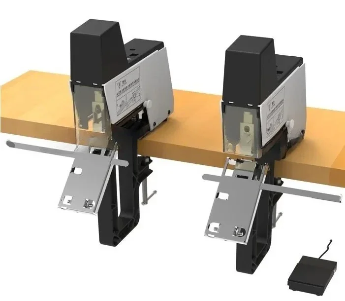 Cross border special supply Electric Double Head Saddle Stapler Raphe Stapler Auto Table Stapler