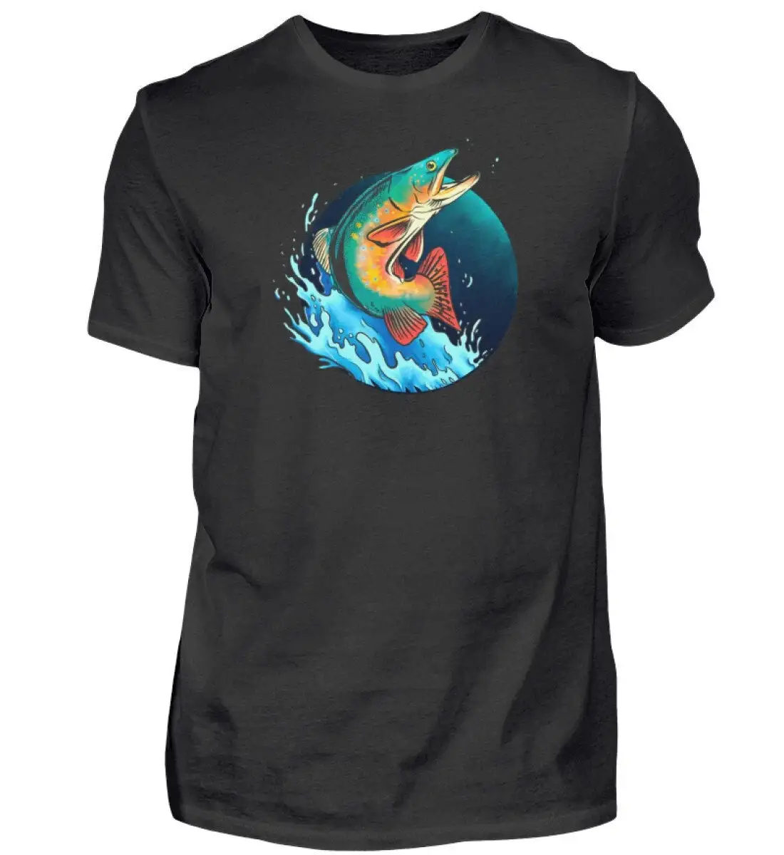 T Shirt Men Fish Sea Fishing