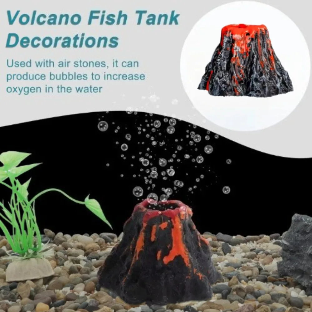 Pierre à bulles volcanique pour aquarium, décoration de bassin, rocher paysager volcanique, peut accueillir une pompe à oxygène, ornement artisanal pour la maison