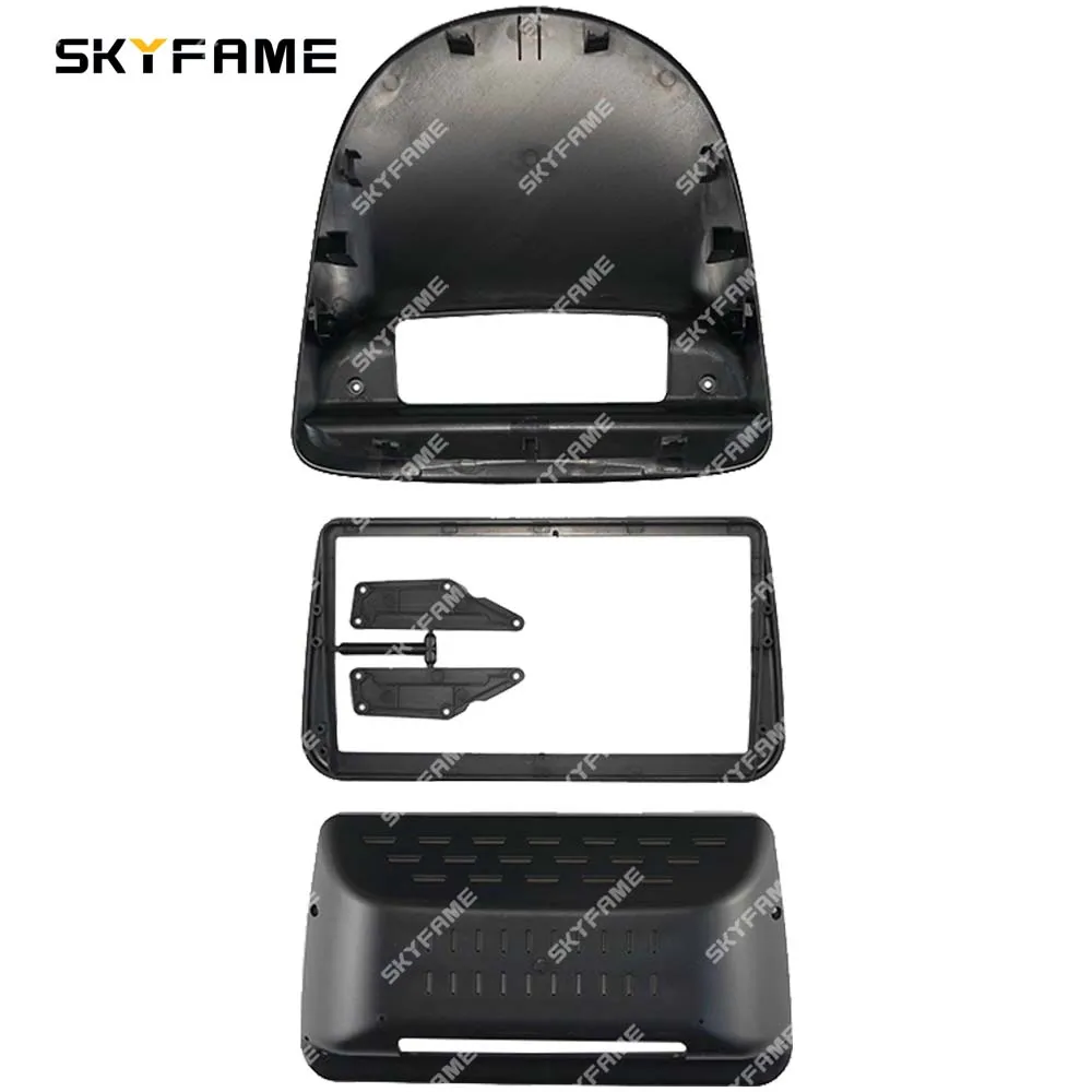 Skyfame อะแดปเตอร์แผงหน้าปัดรถยนต์สำหรับวิทยุระบบแอนดรอยด์ชุดแผงหน้าปัดรถยนต์ Renault Clio 3