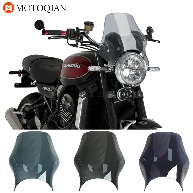 Windshield Cover Protection For Kawasaki Z650RS Z900RS SE 2022-2023 Z900RS 2018-2023 W800 2011-2024 W800 Windscreen Spoiler Case