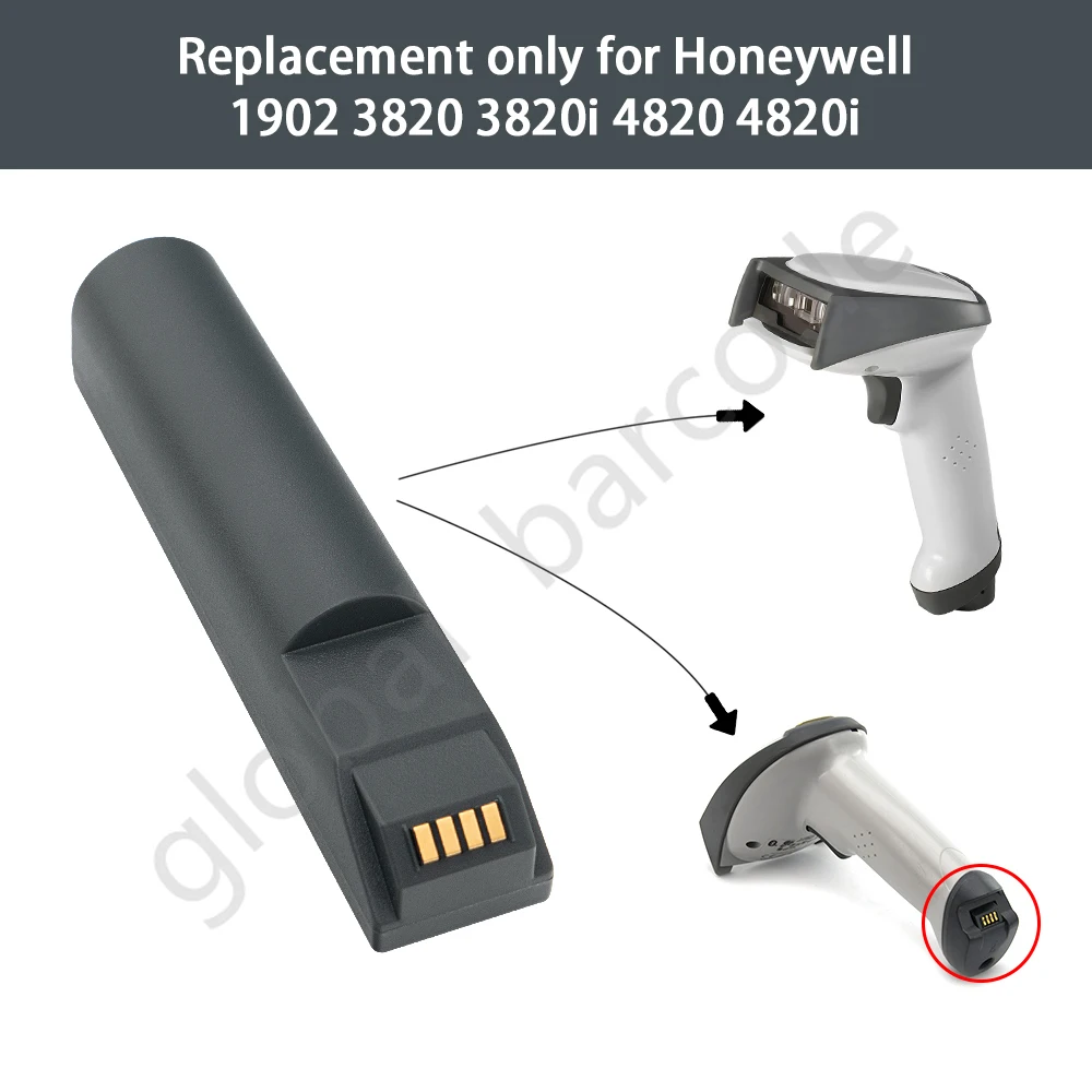 2400mAh Batterie für Honeywell ncr